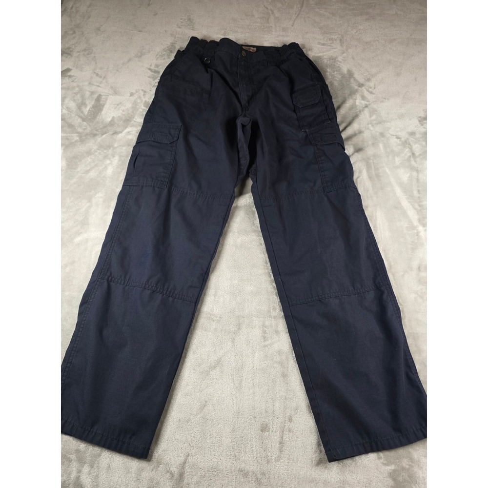 5.11 Tactical Cargo Pants Mens 32x32 Navy Blue Ripstop Multi-Pocket Work Pant